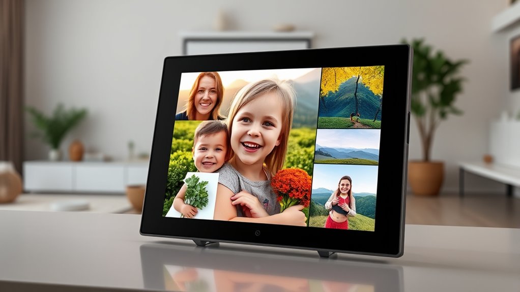 top email enabled digital frames