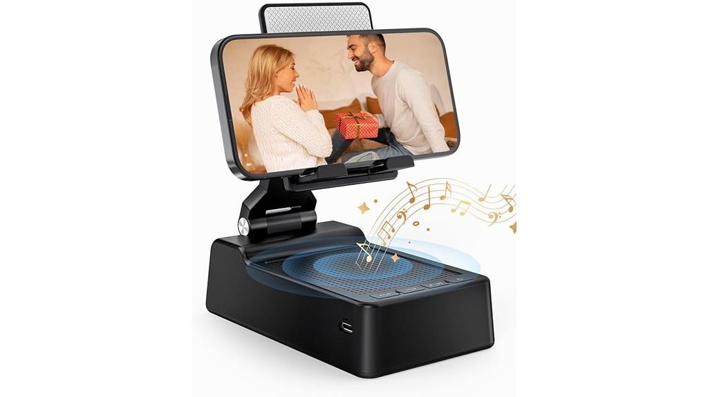 universal phone stand speaker