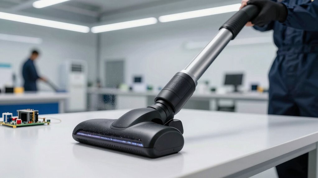 anti static dust vacuum considerations