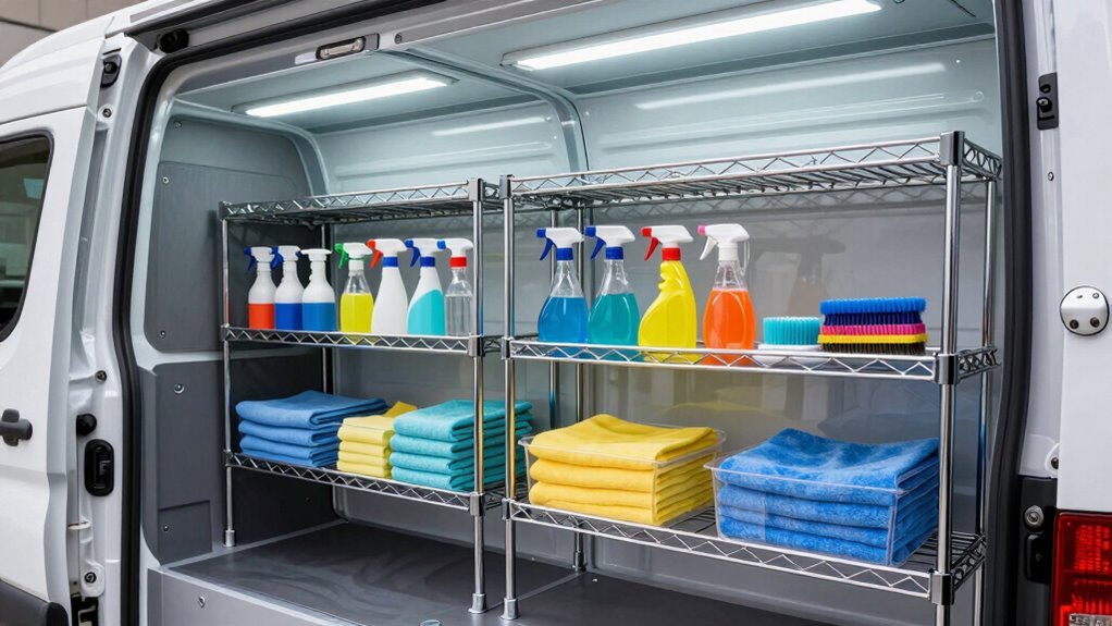 cargo van shelving considerations