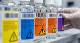 chemical bottle labeling compliance