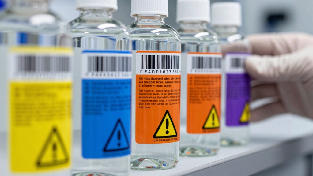 chemical bottle labeling compliance