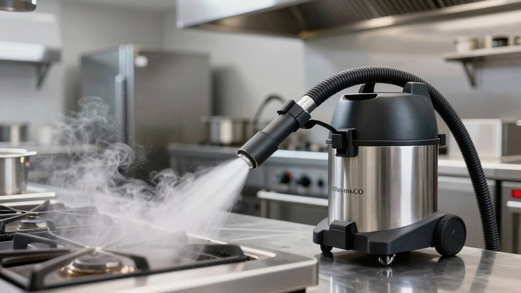 commercial kitchen steam cleaning