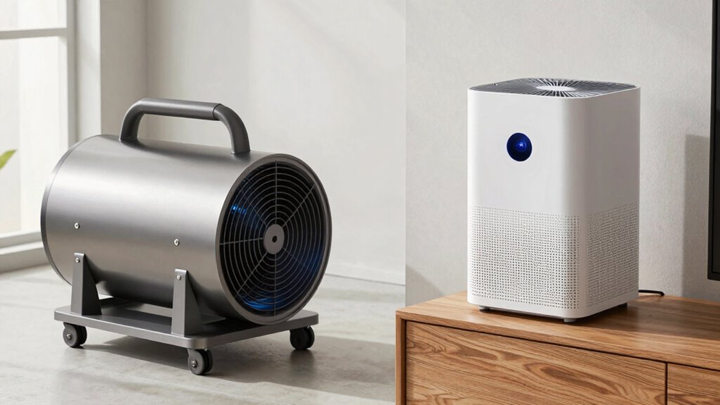 different air cleaning devices