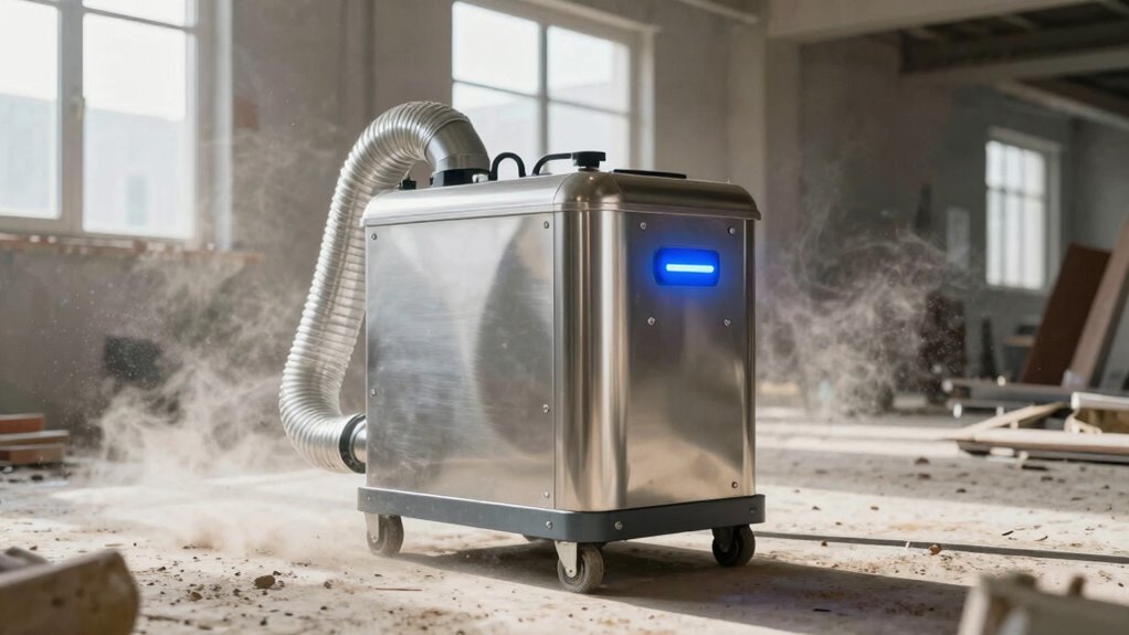 effective construction dust air scrubber