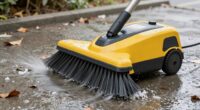 efficient sidewalk cleaning tools