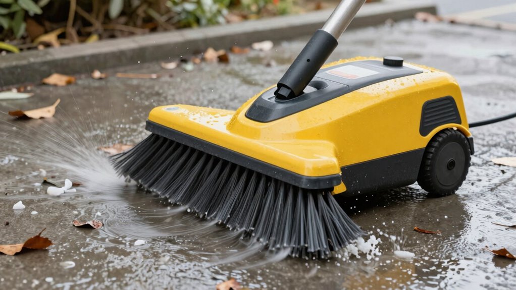 efficient sidewalk cleaning tools