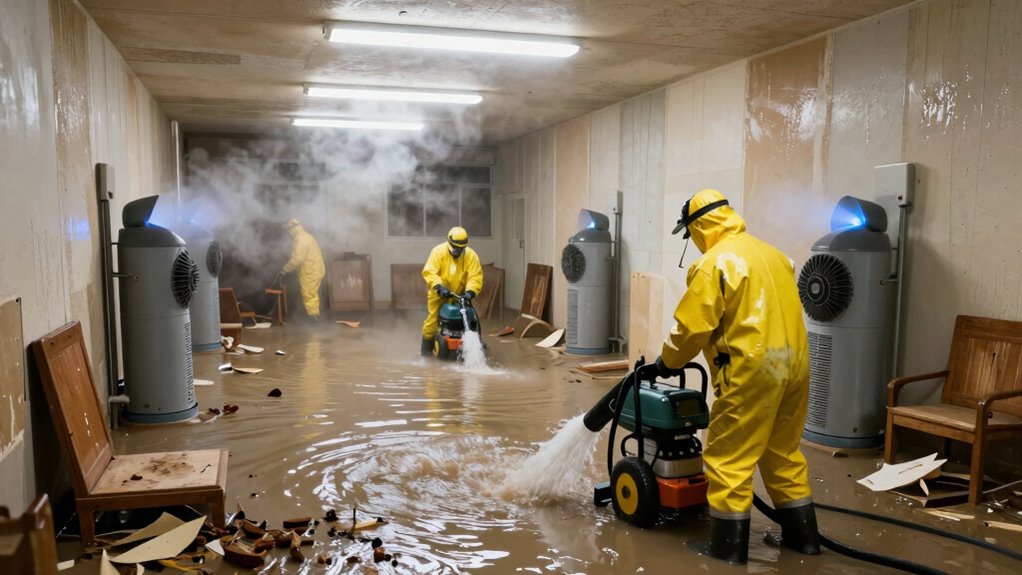 immediate water damage response
