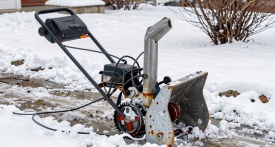 incorrect snow blower storage