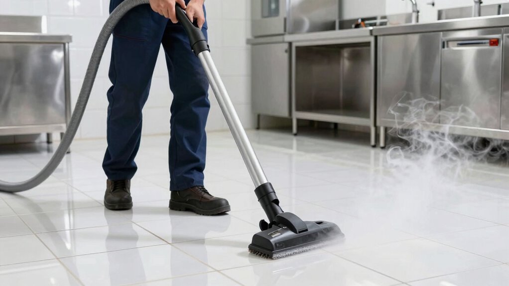 key commercial steam vacuum features