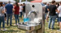 maintain portable wash stations