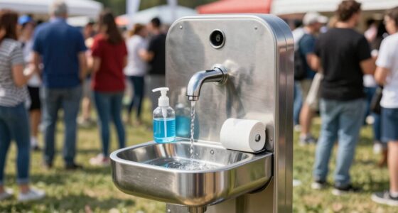 maintain portable wash stations