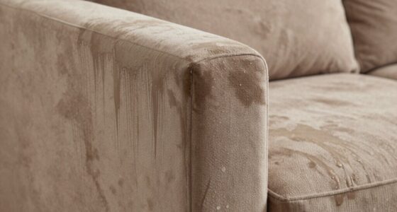 over wetting upholstery cleaning