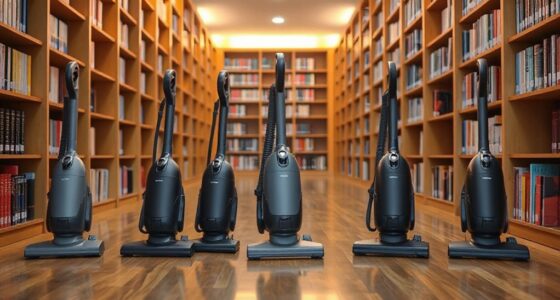 quiet library commercial vacuums