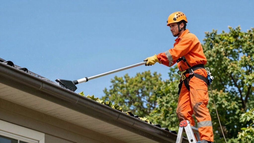 safe gutter cleaning techniques