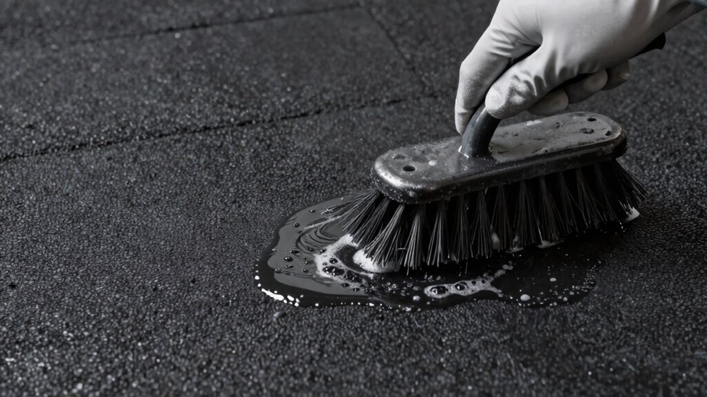safe gym floor scrubbing