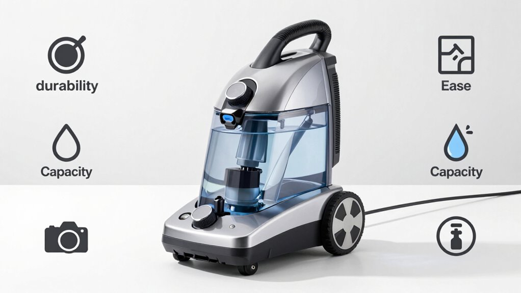 steam cleaner features prioritized