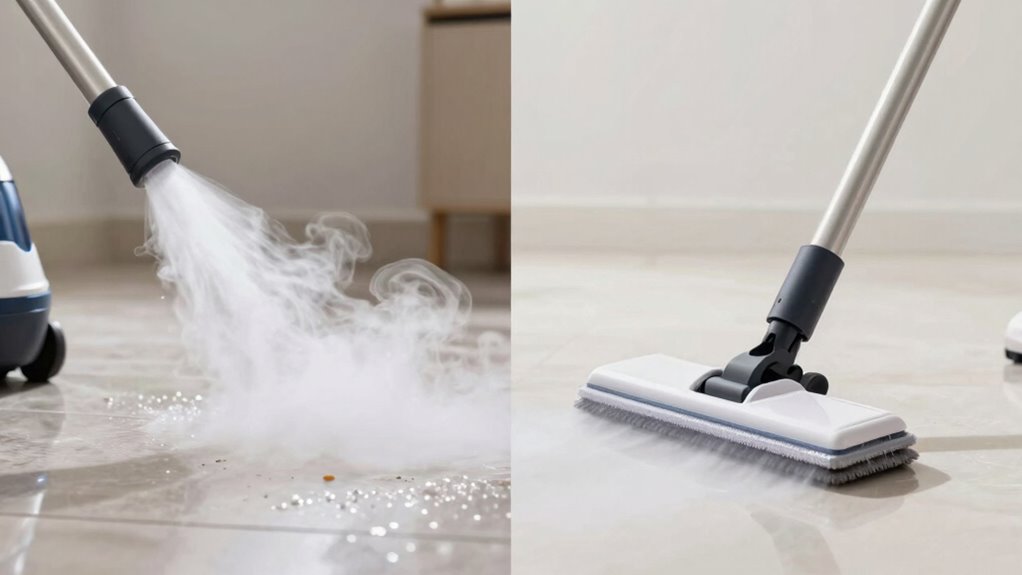 steam cleaners versus mops