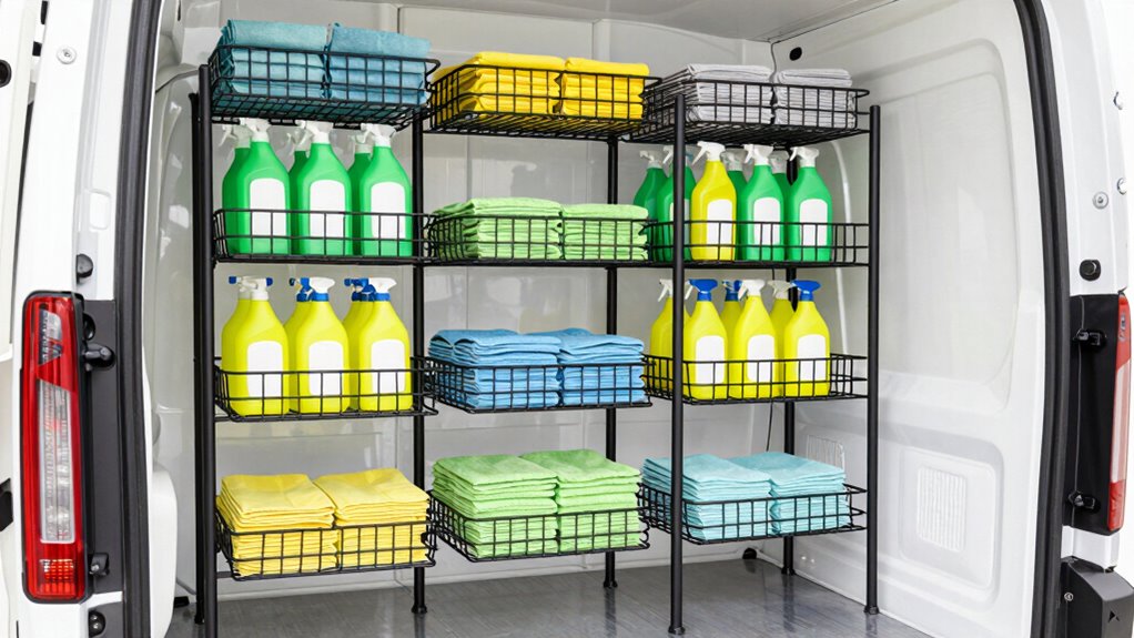 top cargo van shelving