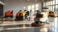 top concrete floor scrubbers