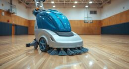 top gym floor scrubbing machines