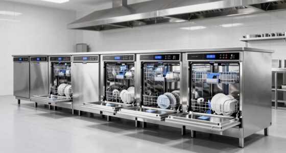 top high temp commercial dishwashers