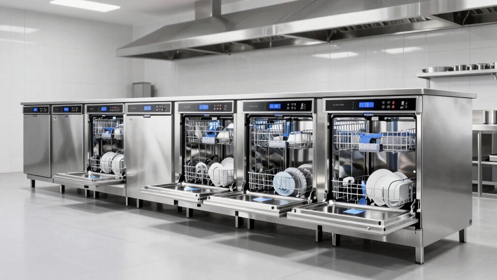 top high temp commercial dishwashers