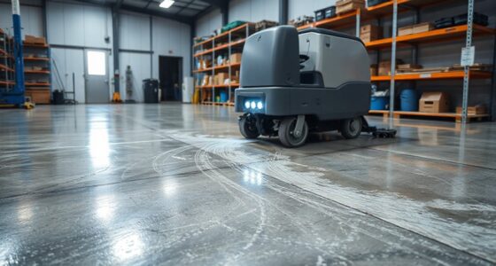top industrial floor scrubbing machines