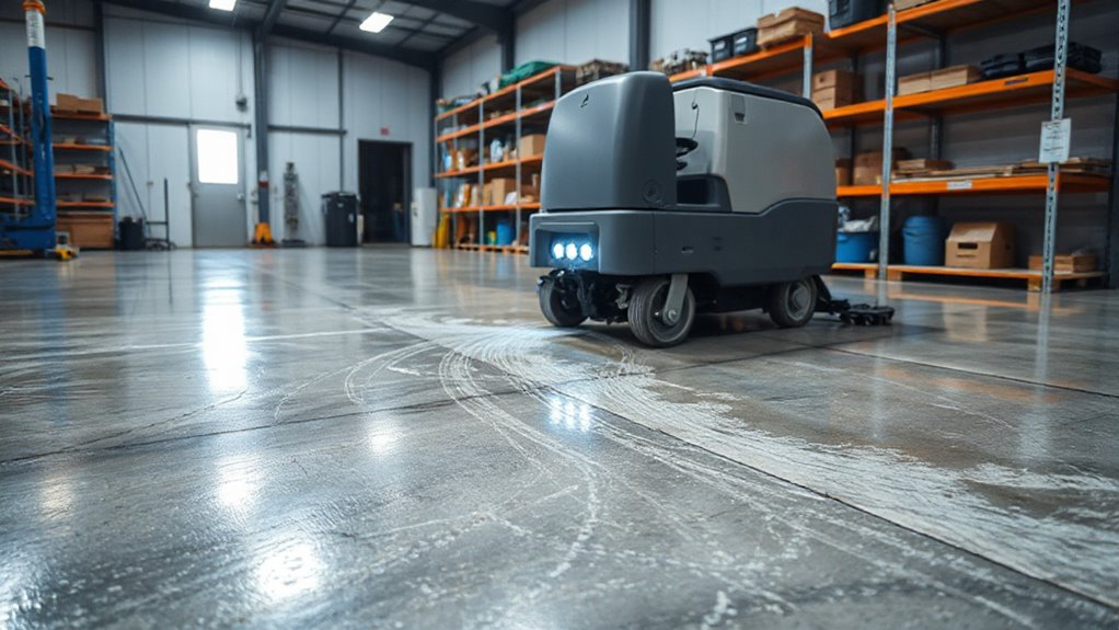 top industrial floor scrubbing machines