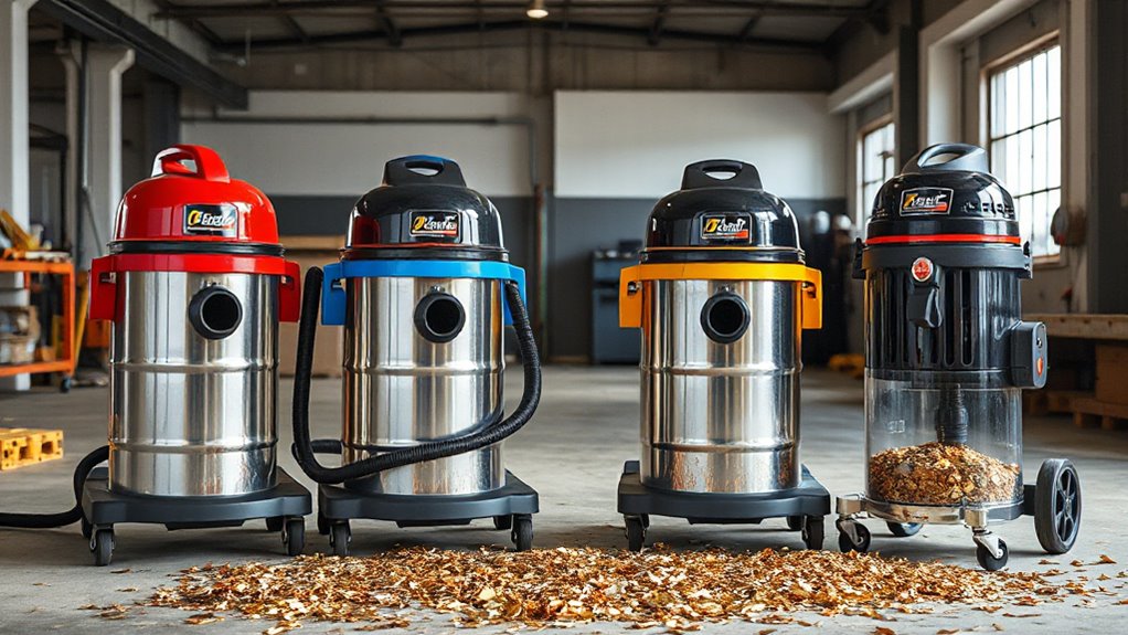 top metal shavings vacuums