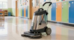 top school floor scrubbers