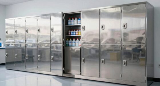 top steel chemical cabinets