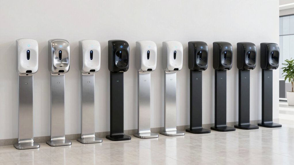 top touchless sanitizer dispenser stands