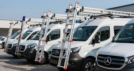 top van ladder rack options