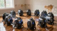 top water damage air movers