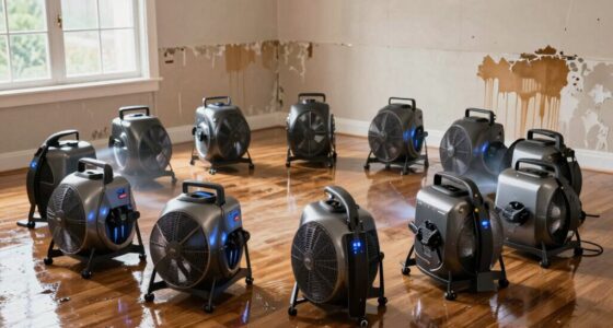 top water damage air movers