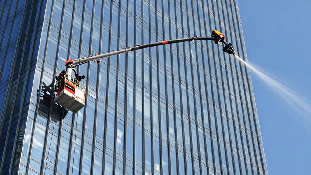 top water fed window systems
