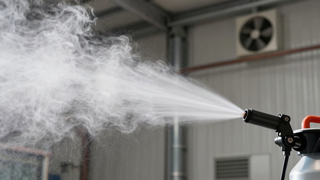 ulv fogger droplet dynamics