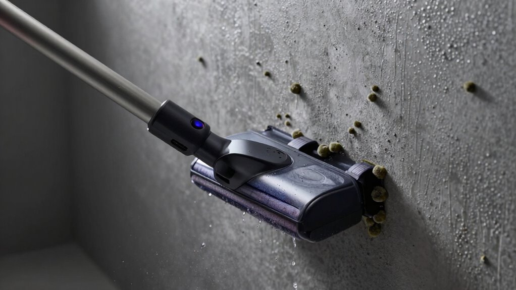 vacuum spreads mold spores