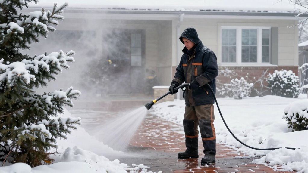 winter pressure washing tips