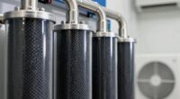 absorbing airborne contaminants
