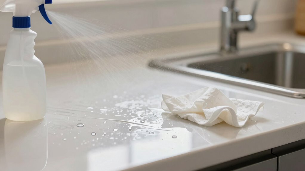 chemical residues damage surfaces