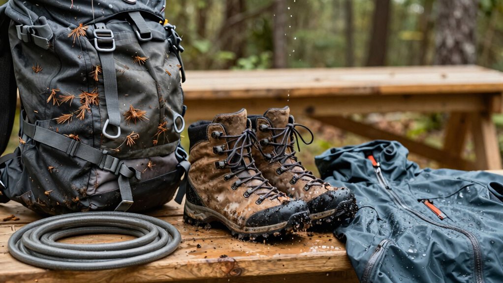 clean gear before storage