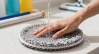 clean pads regularly for durability