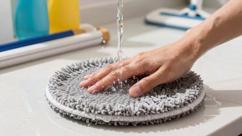 clean pads regularly for durability