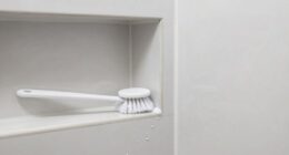 clean shower niches thoroughly