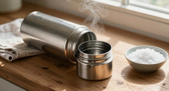clean thermoses to prevent odors