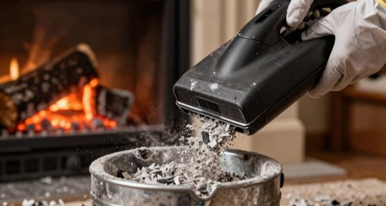 cleaning ash vacuum thoroughly