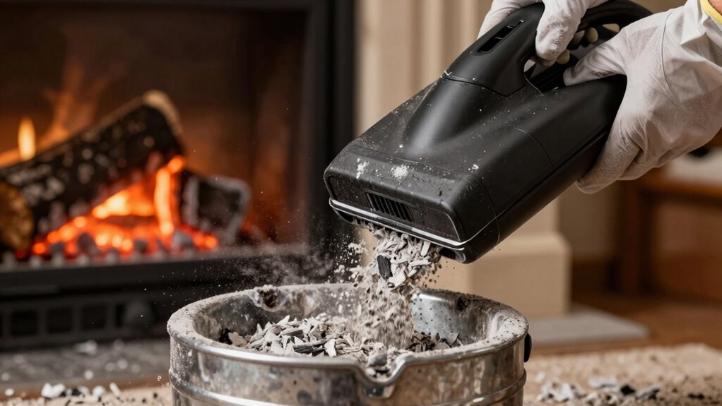 cleaning ash vacuum thoroughly
