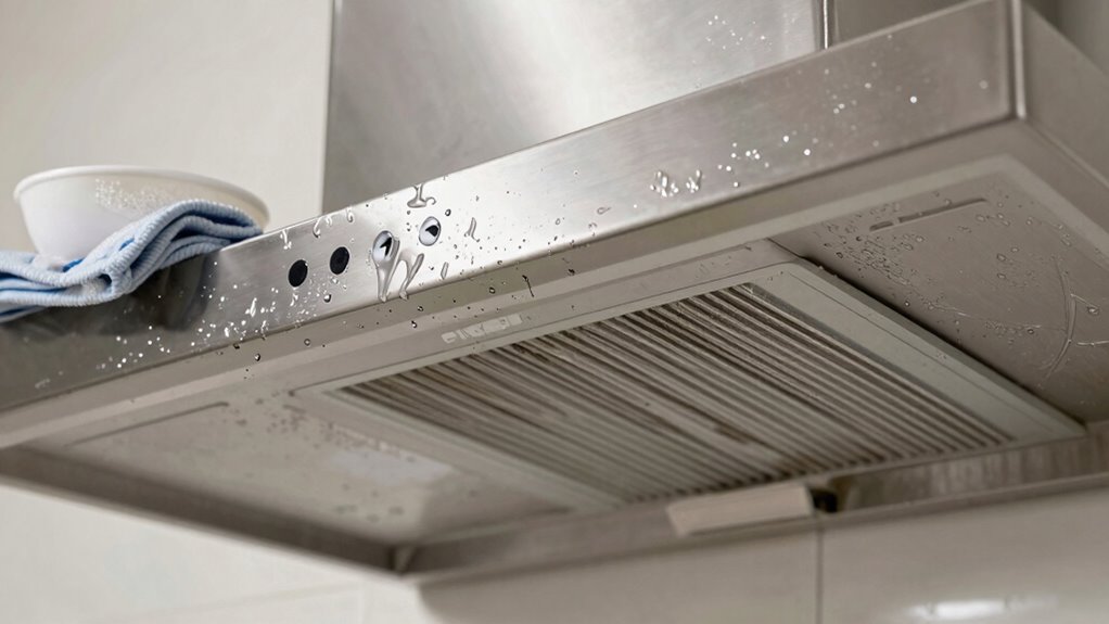 cleaning greasy range hoods